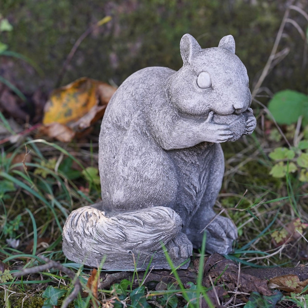 Squirrel Stone Statue