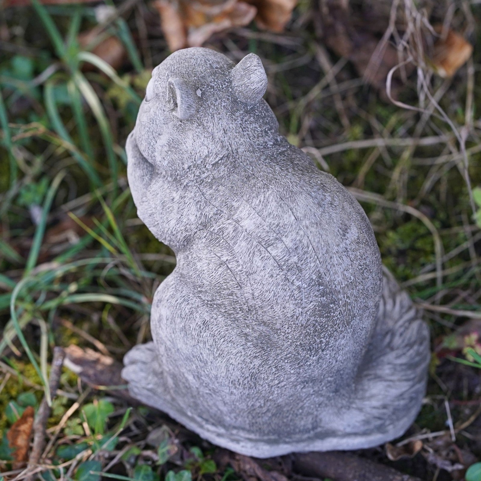 Squirrel Stone Statue