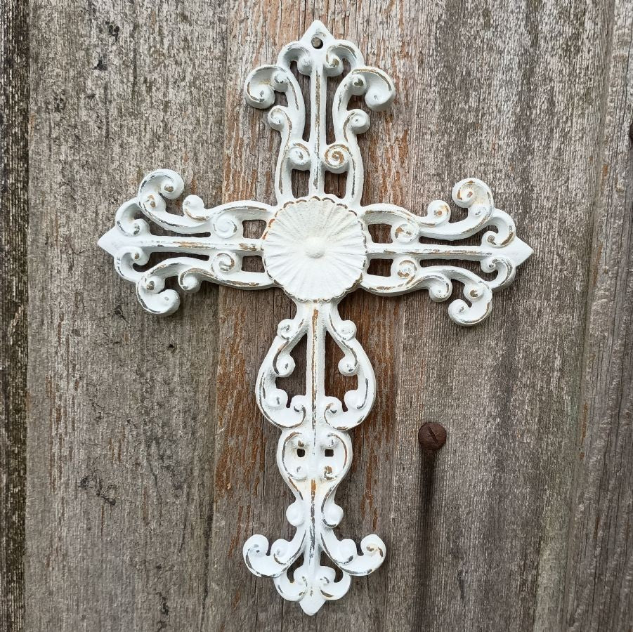 Cast Iron Cross Wall Hanging