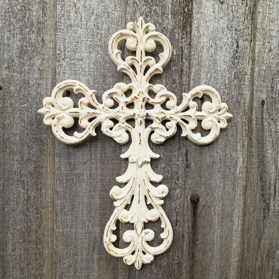 Cast Iron Cross Wall Hanging