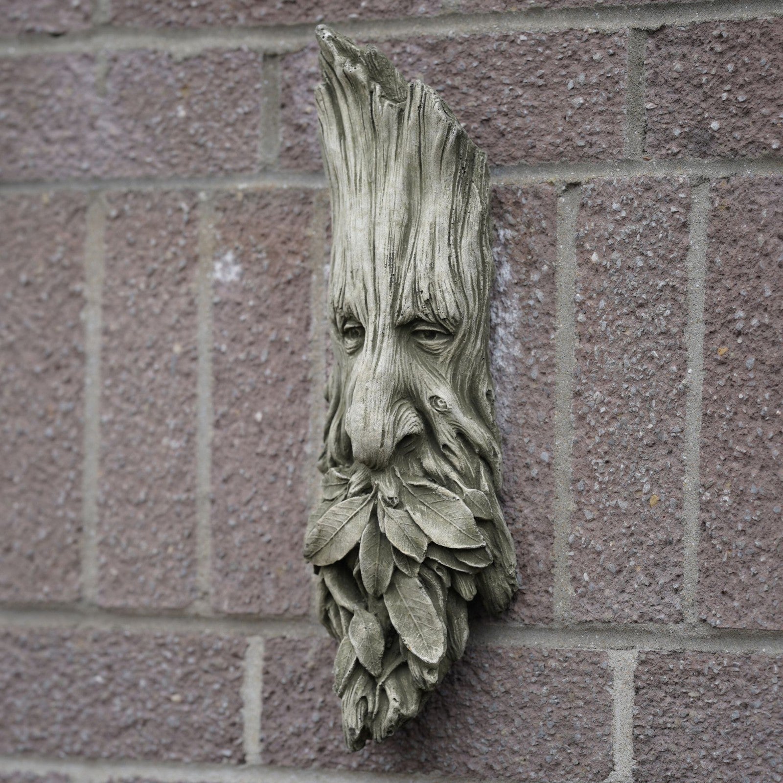 3x Stone Greenman Wall Plaque Bundle