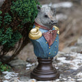 Rhino Gentry Bust Resin Sculpture