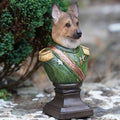 Alsatian Gentry Bust Resin Sculpture