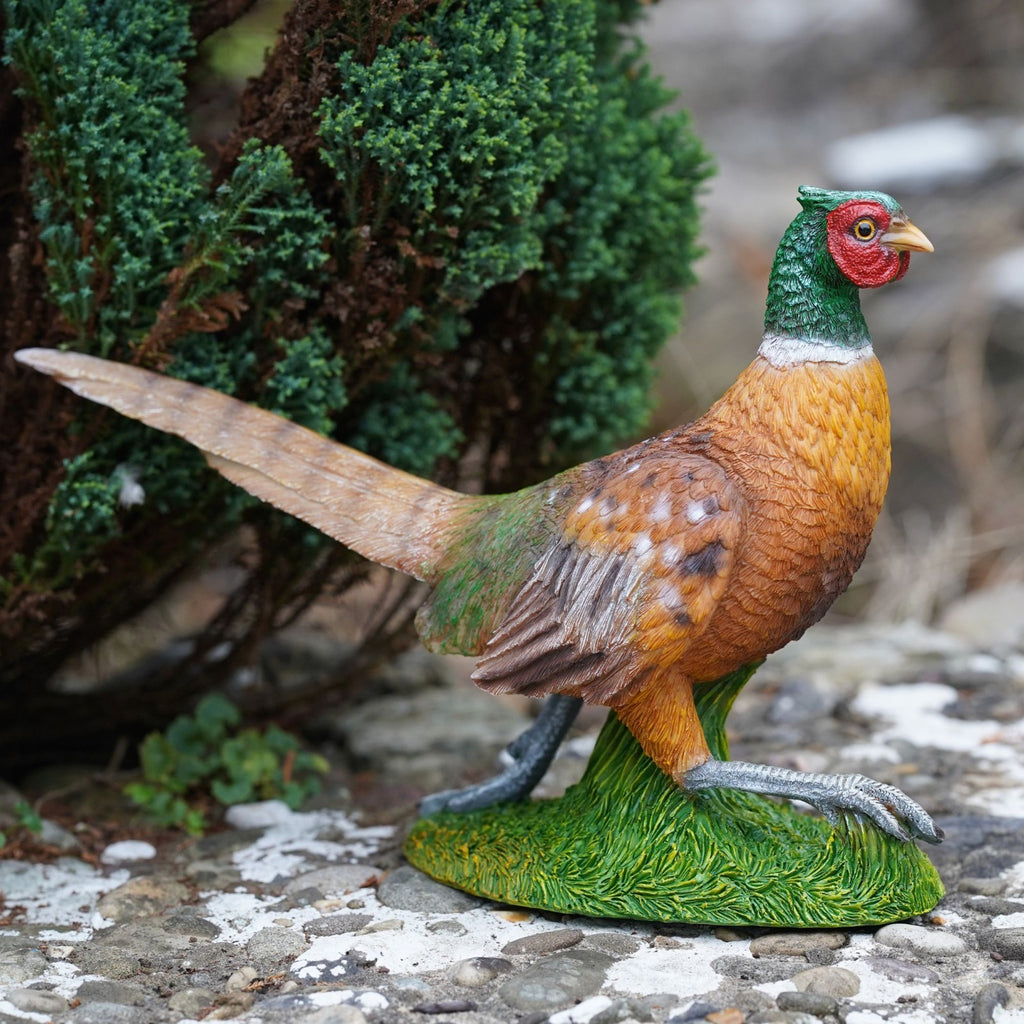 Pheasant Resin Sculpture | Game Bird Statue