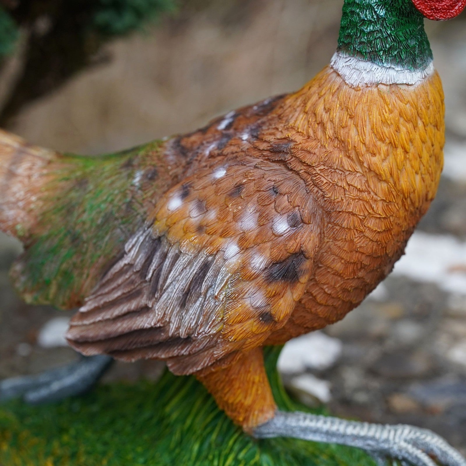 Pheasant Resin Sculpture | Game Bird Statue
