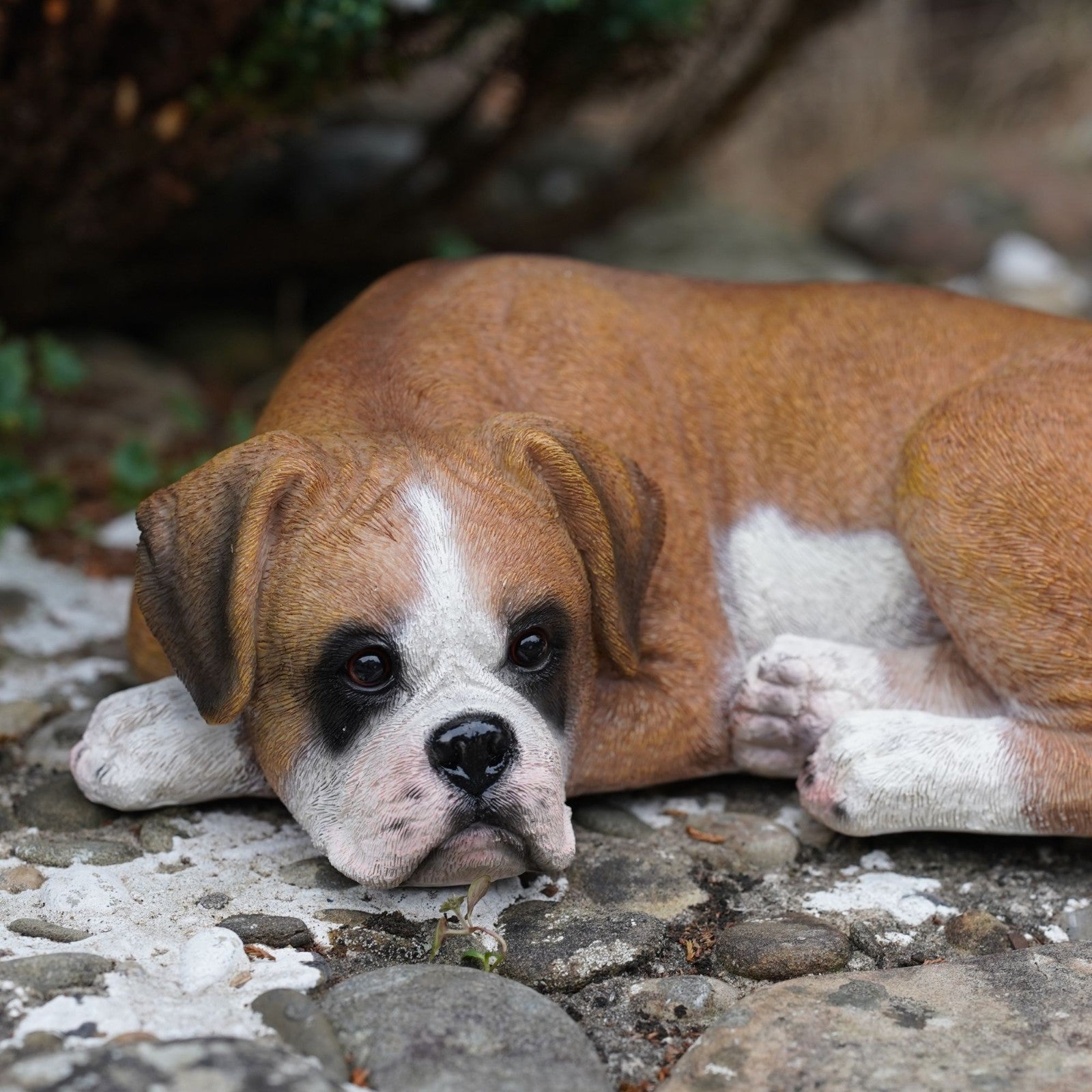 Sleeping Boxer Resin Sculpture