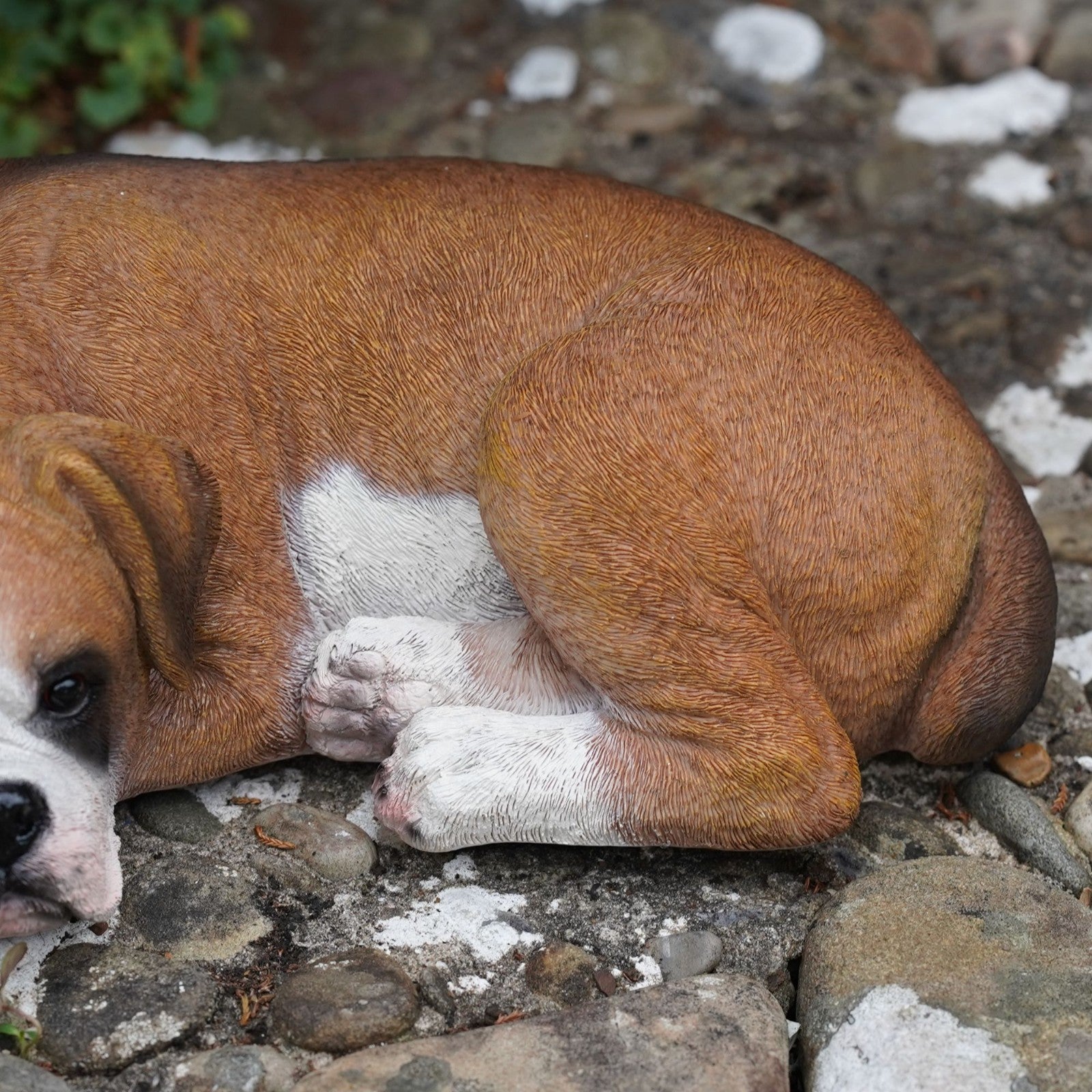 Sleeping Boxer Resin Sculpture
