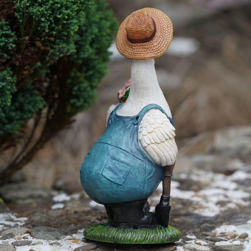 Madam Duck Resin Sculpture