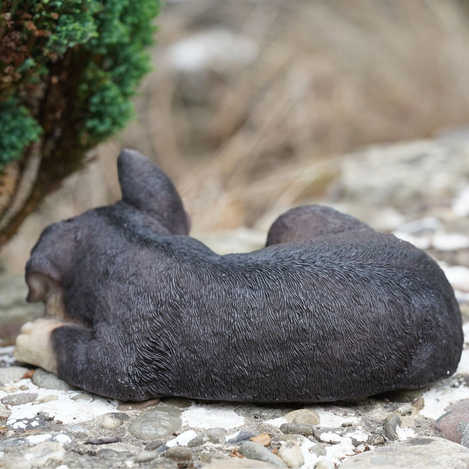 Sleeping Alsatian Resin Sculpture