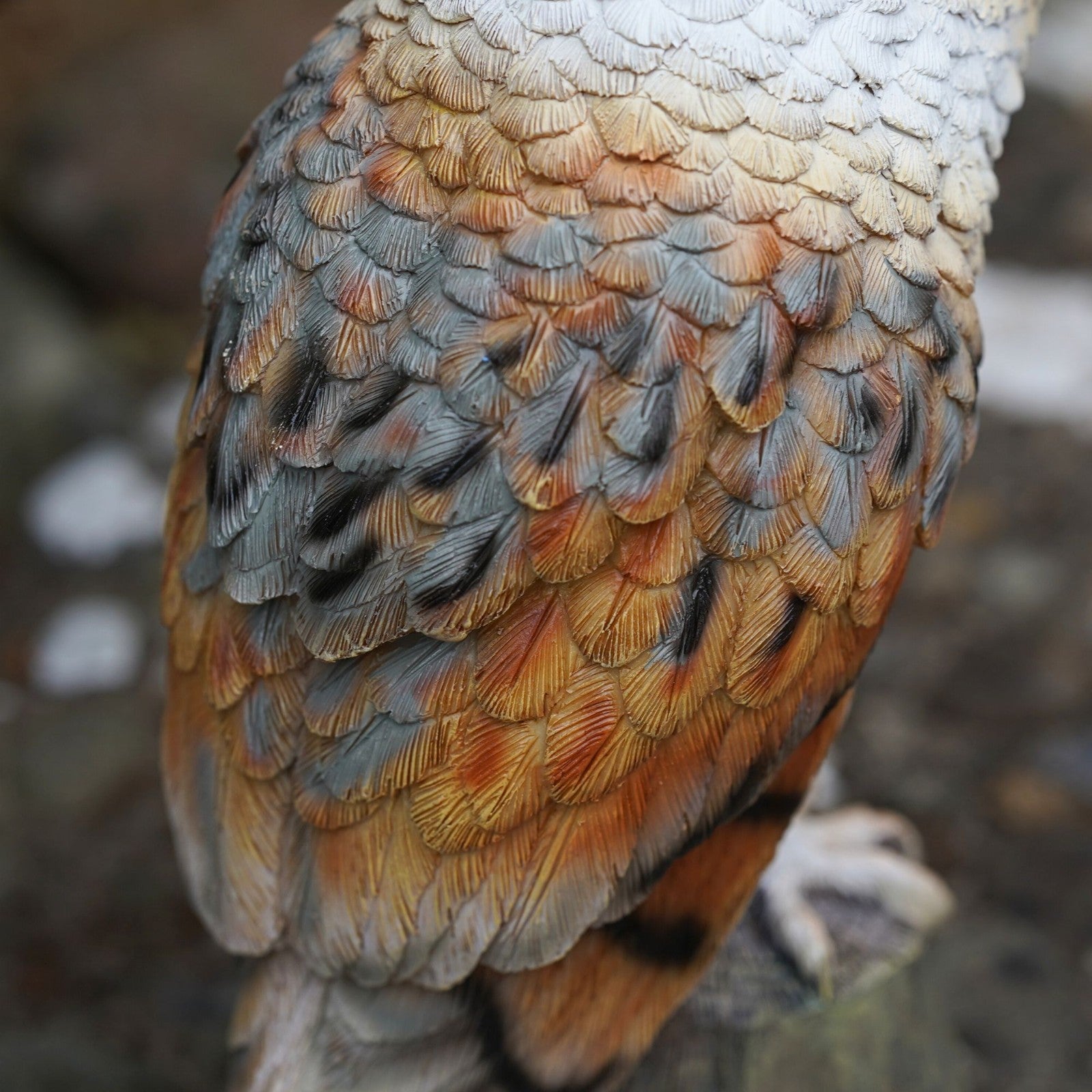 Barn Owl Resin Sculpture