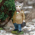 Tabby Cat Resin Sculpture