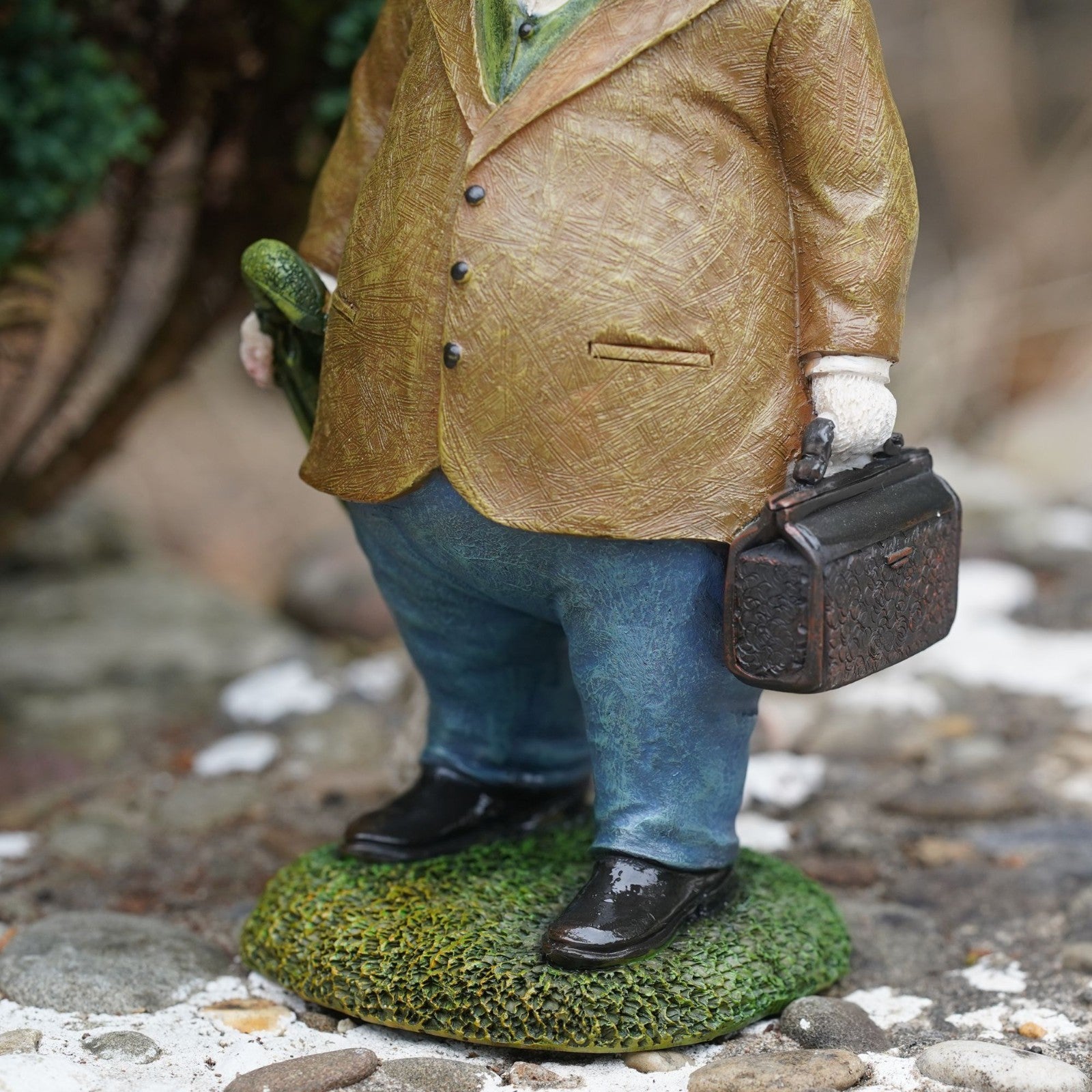 Tabby Cat Resin Sculpture