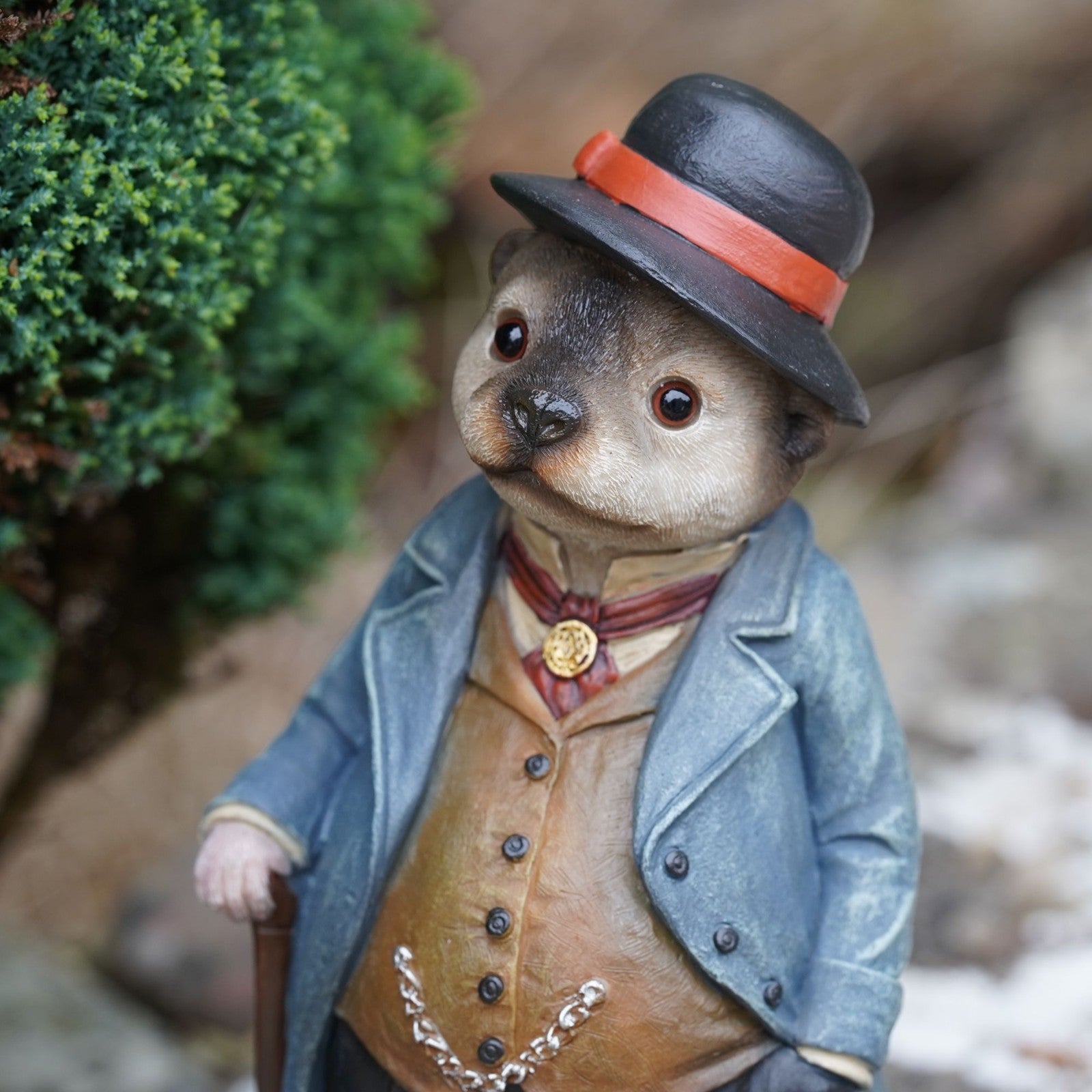 Mr Otter Resin Sculpture