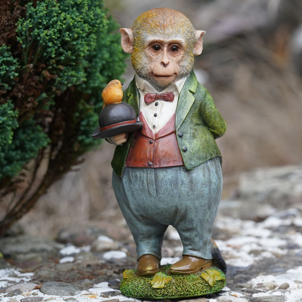 Mr Monkey Resin Sculpture