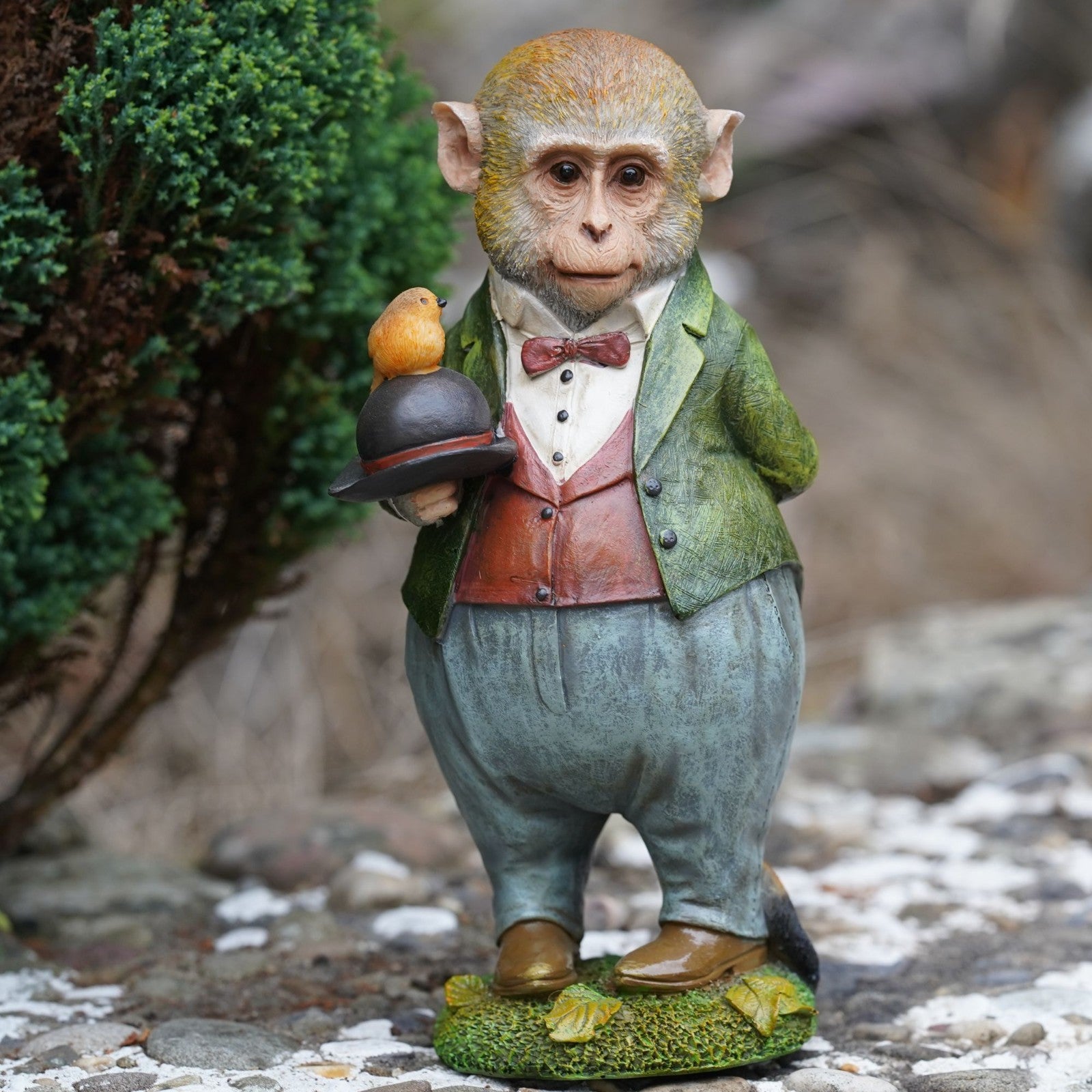 Mr Monkey Resin Sculpture