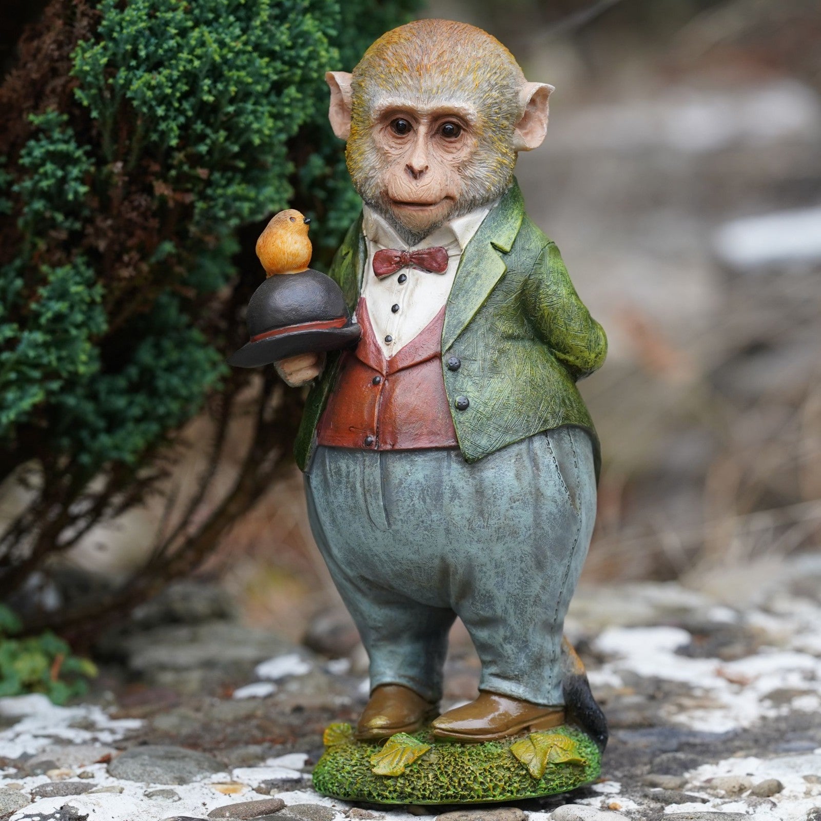 Mr Monkey Resin Sculpture