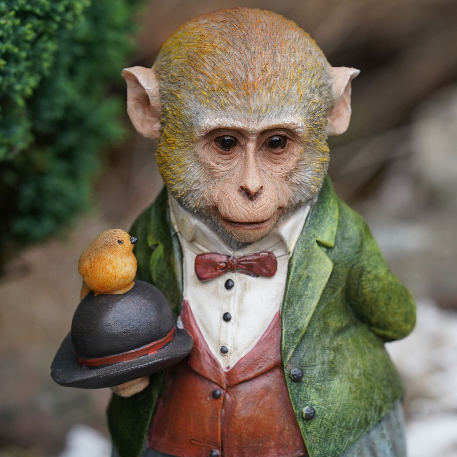 Mr Monkey Resin Sculpture