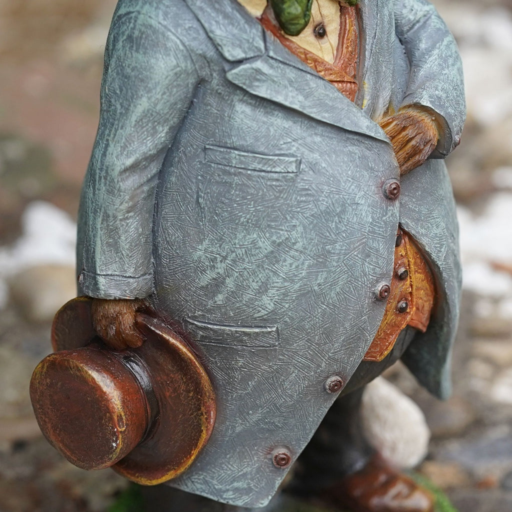 Gentleman Fox Resin Sculpture