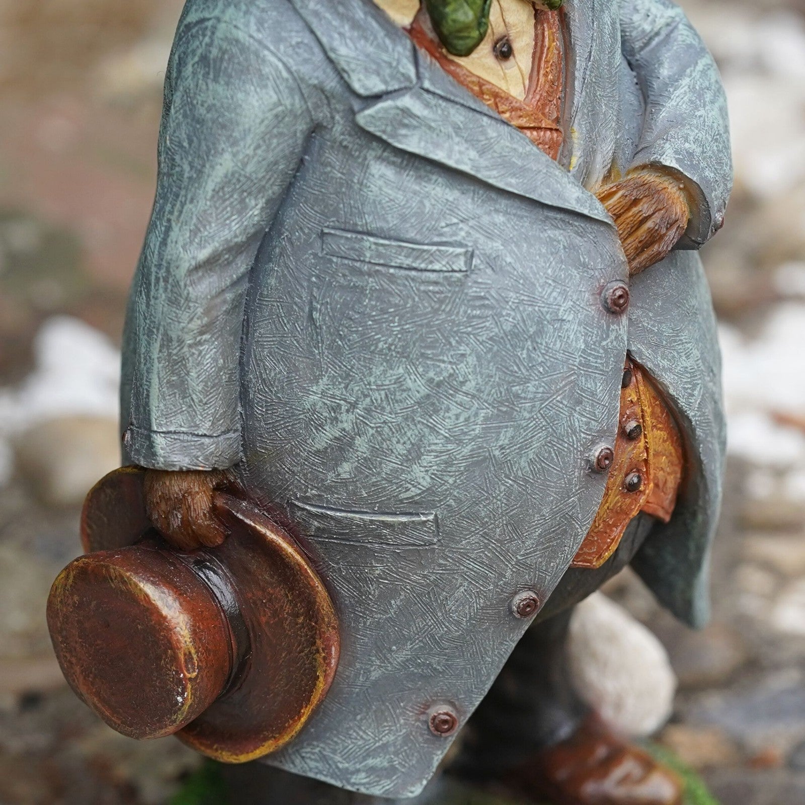 Gentleman Fox Resin Sculpture