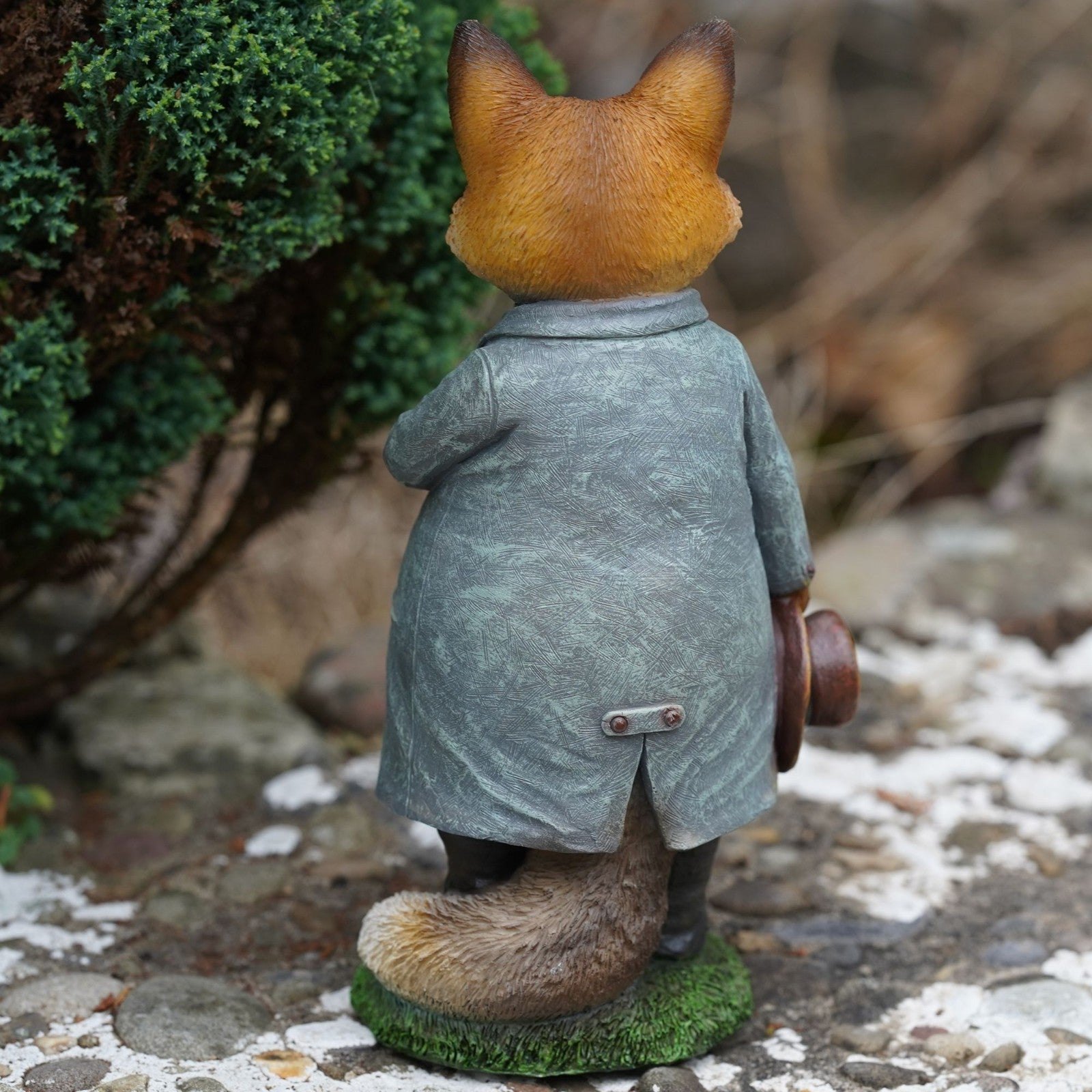 Gentleman Fox Resin Sculpture
