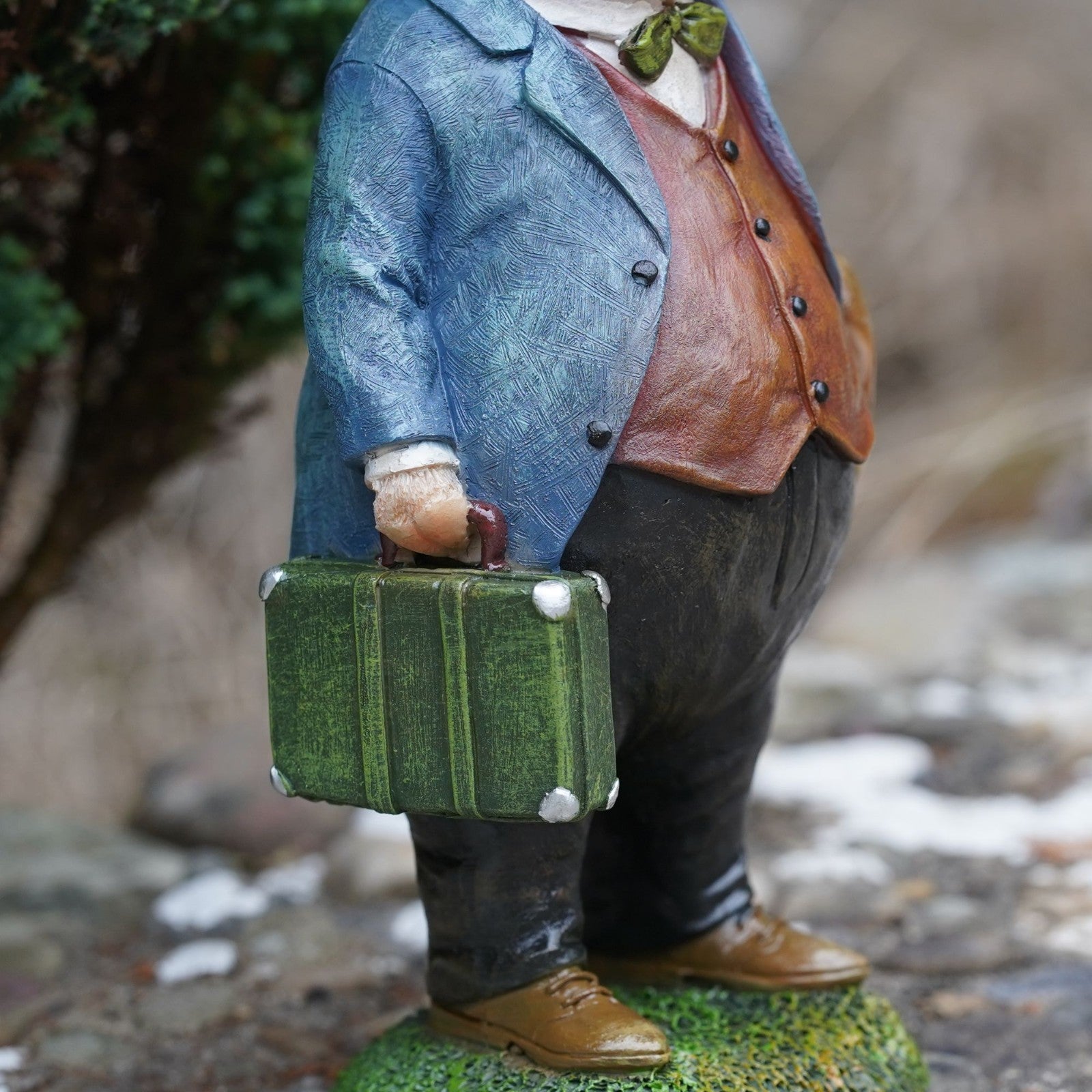 Gentleman Pig Resin Sculpture