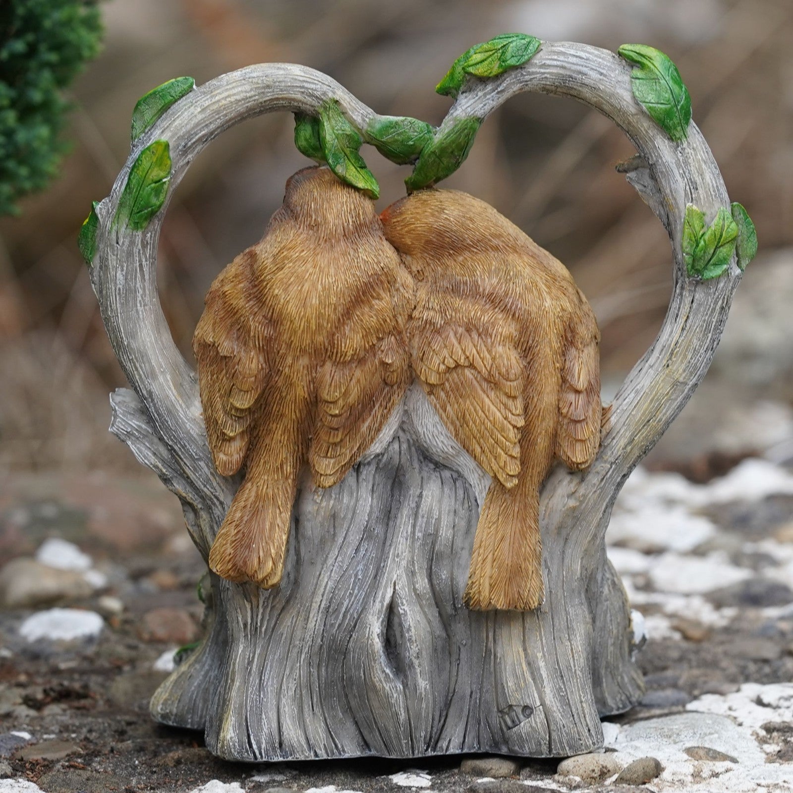 Welcome Robins Ornament | Home Garden Robin Sculpture