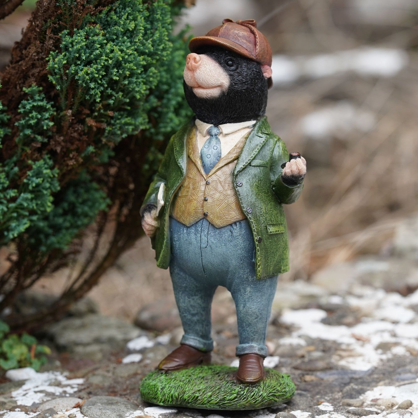 Mr Mole Resin Ornament