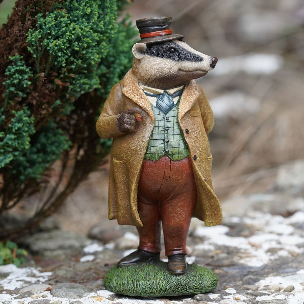 Mr Badger Resin Ornament
