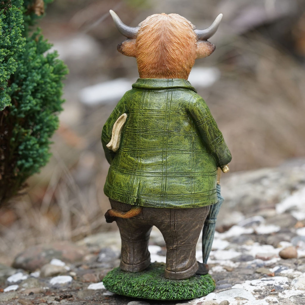 Highland Cow Resin Sculpture