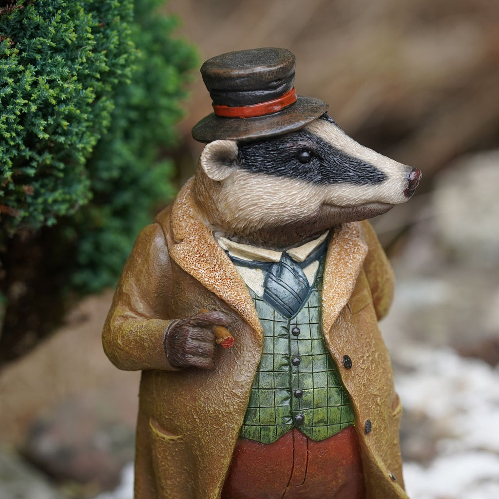 Mr Badger Resin Ornament