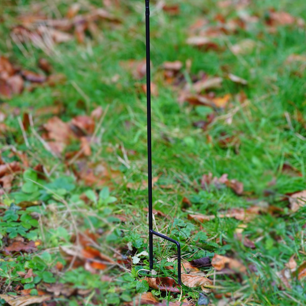 Greenfinch on Stick | Metal Garden Ornament