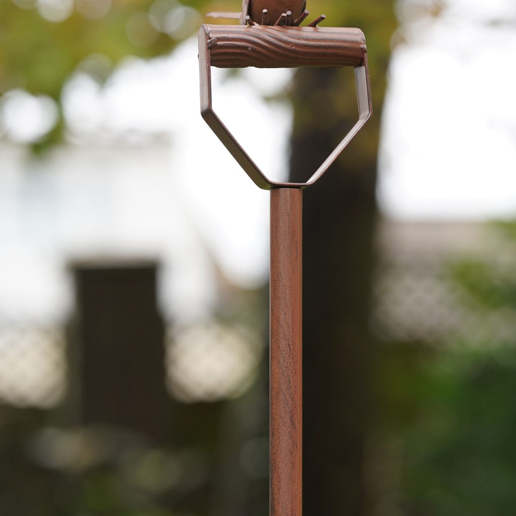 105cm Robin on Fork Metal Garden Ornament