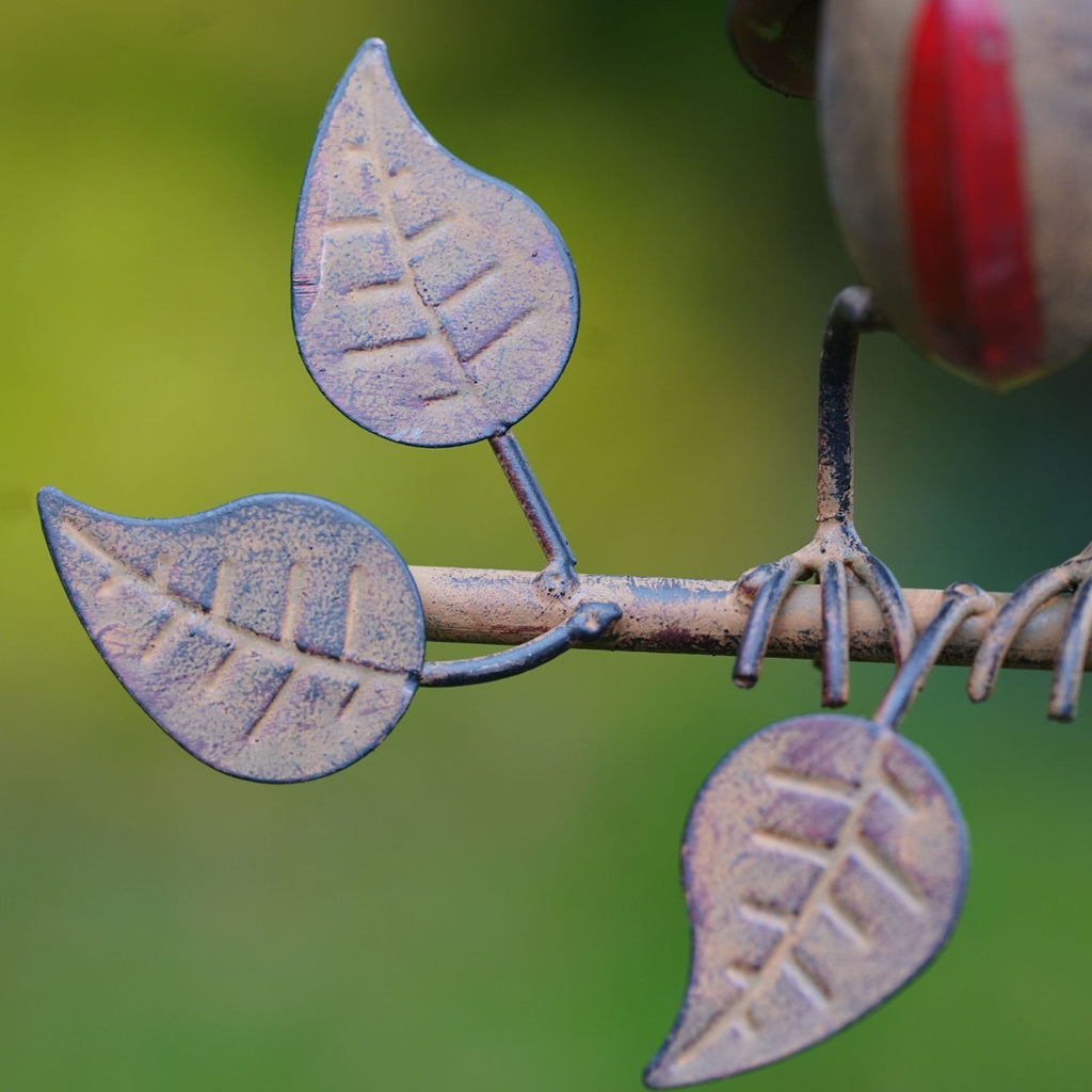 1.2m Robin on Stake Metal Garden Ornament