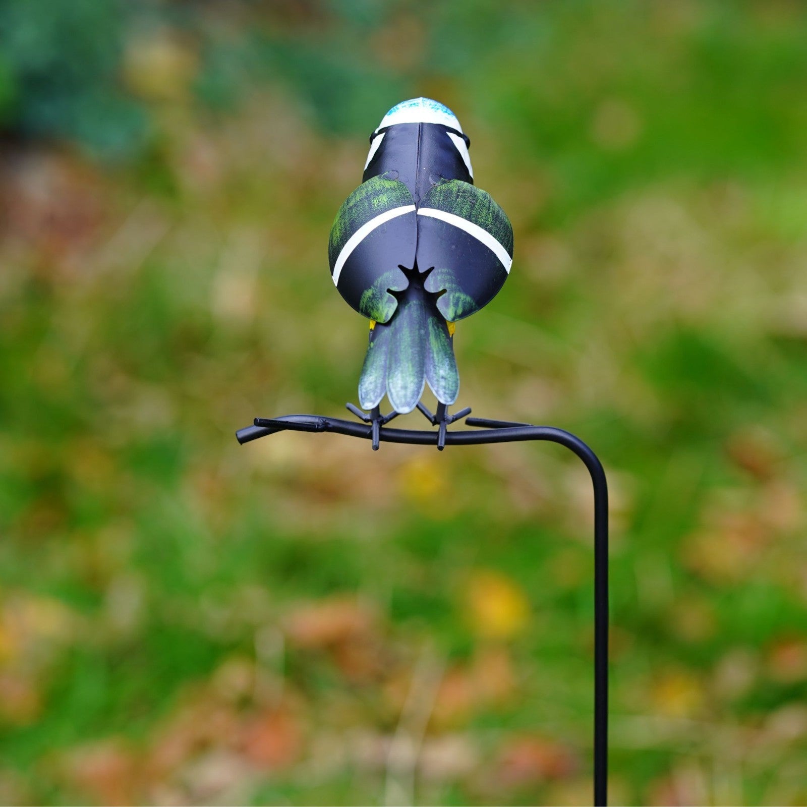 Blue Tit on Stick | Metal Garden Ornament