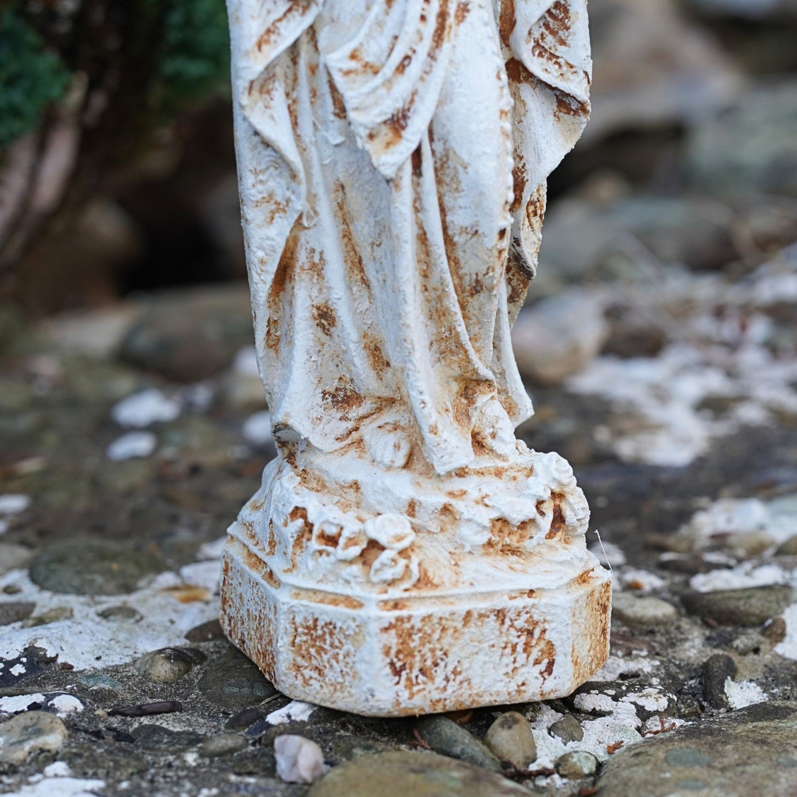 Cast Iron Virgin Mary Statue