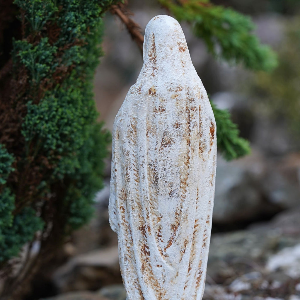 Cast Iron Virgin Mary Statue