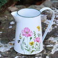 Floral Jug Metal Vase