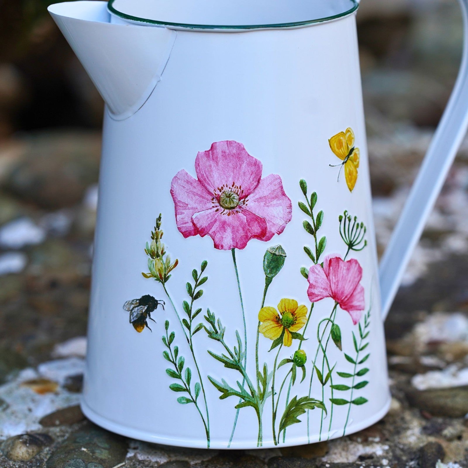 Floral Jug Metal Vase