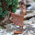 Cast Iron Dancer Statue