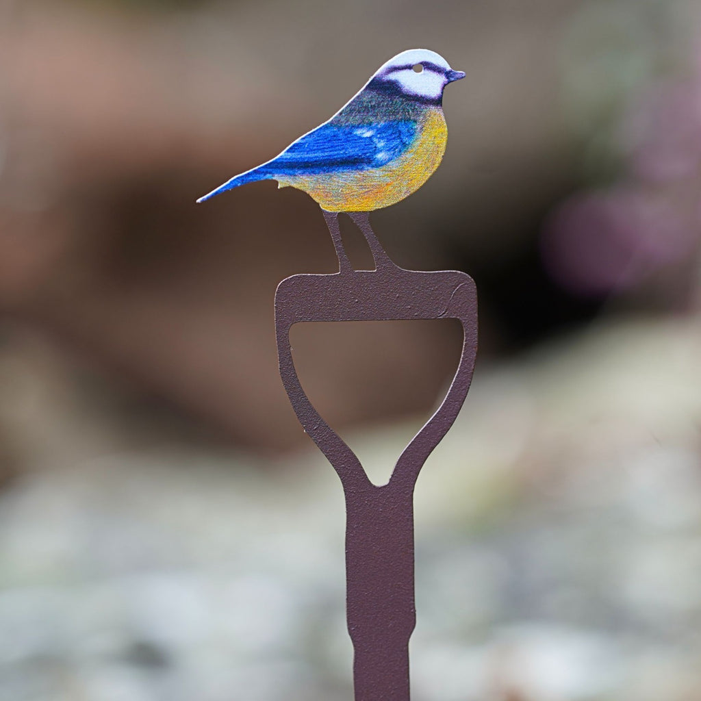 Mini Robin + Blue Tit on Fork Set