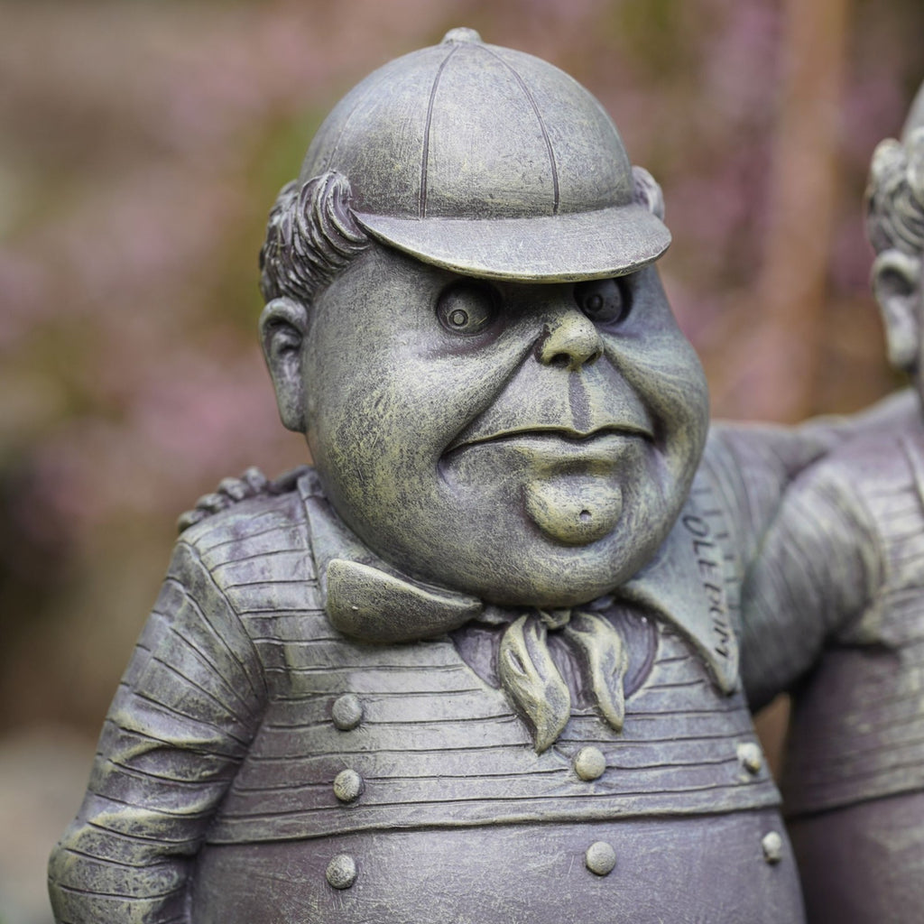 Tweedledee & Tweedledum Resin Statue | Alice in Wonderland Sculpture Garden Deco