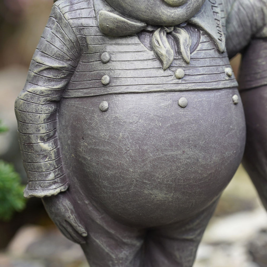 Tweedledee & Tweedledum Resin Statue | Alice in Wonderland Sculpture Garden Deco