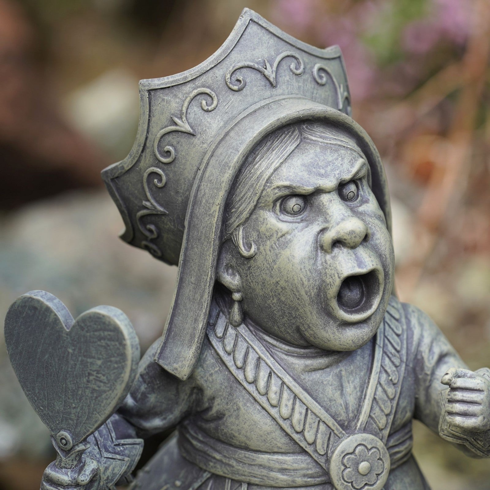 Queen of Hearts Resin Statue | Alice in Wonderland Sculpture