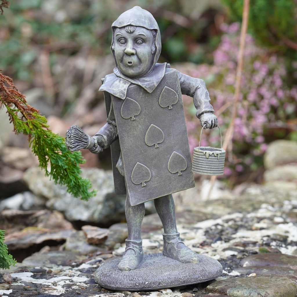 Knave of Spades Resin Statue | Alice in Wonderland Sculpture