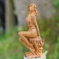 Cast Iron Lady Sculpture