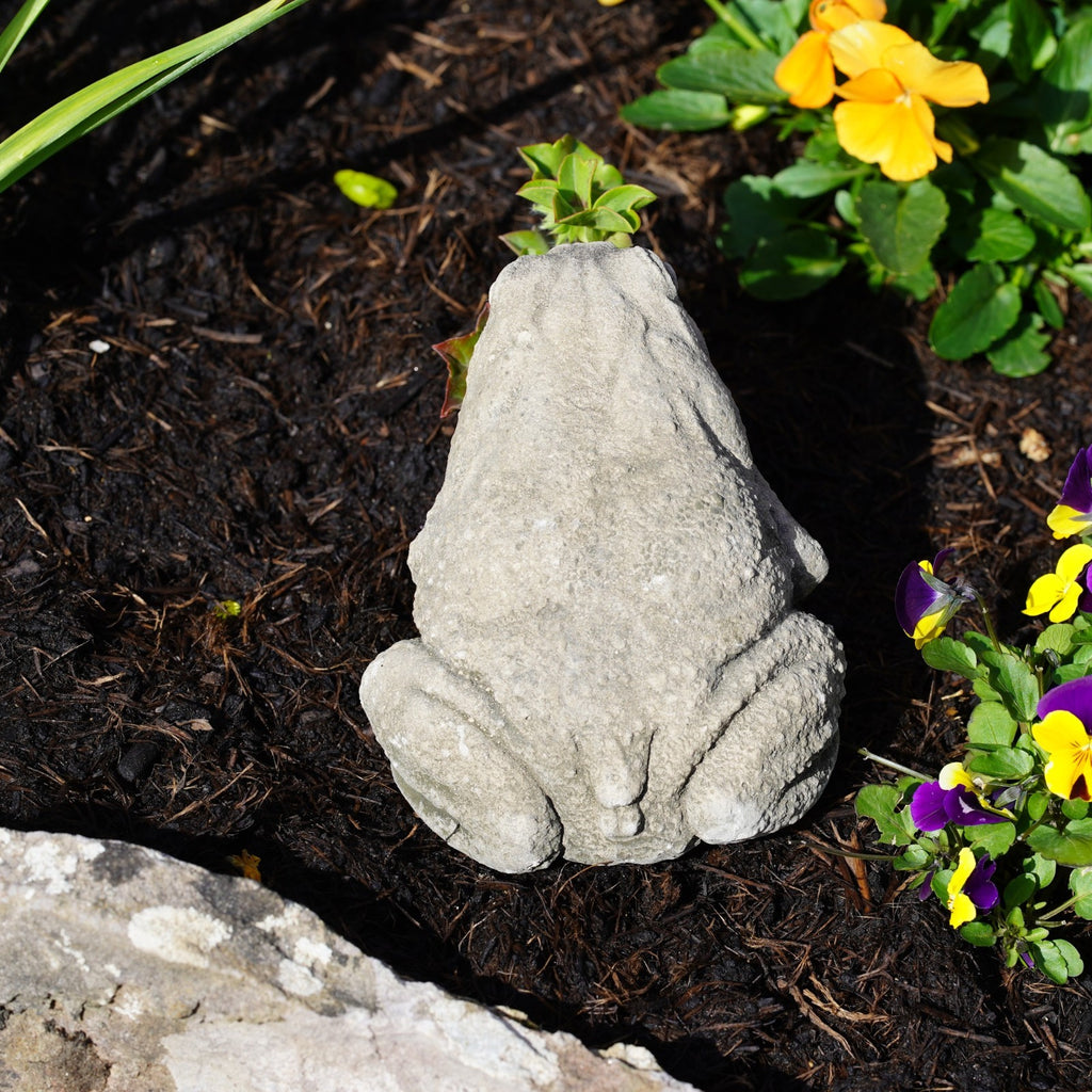 Toad Stone Statue Outdoor Garden Ornament