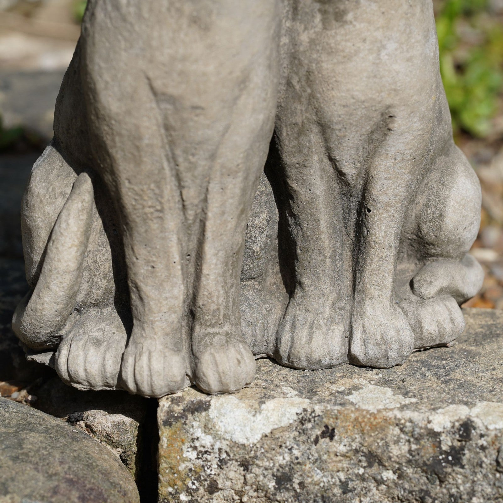 Love Cats Statue Outdoor Garden Ornament Cat Kitten Sculpture