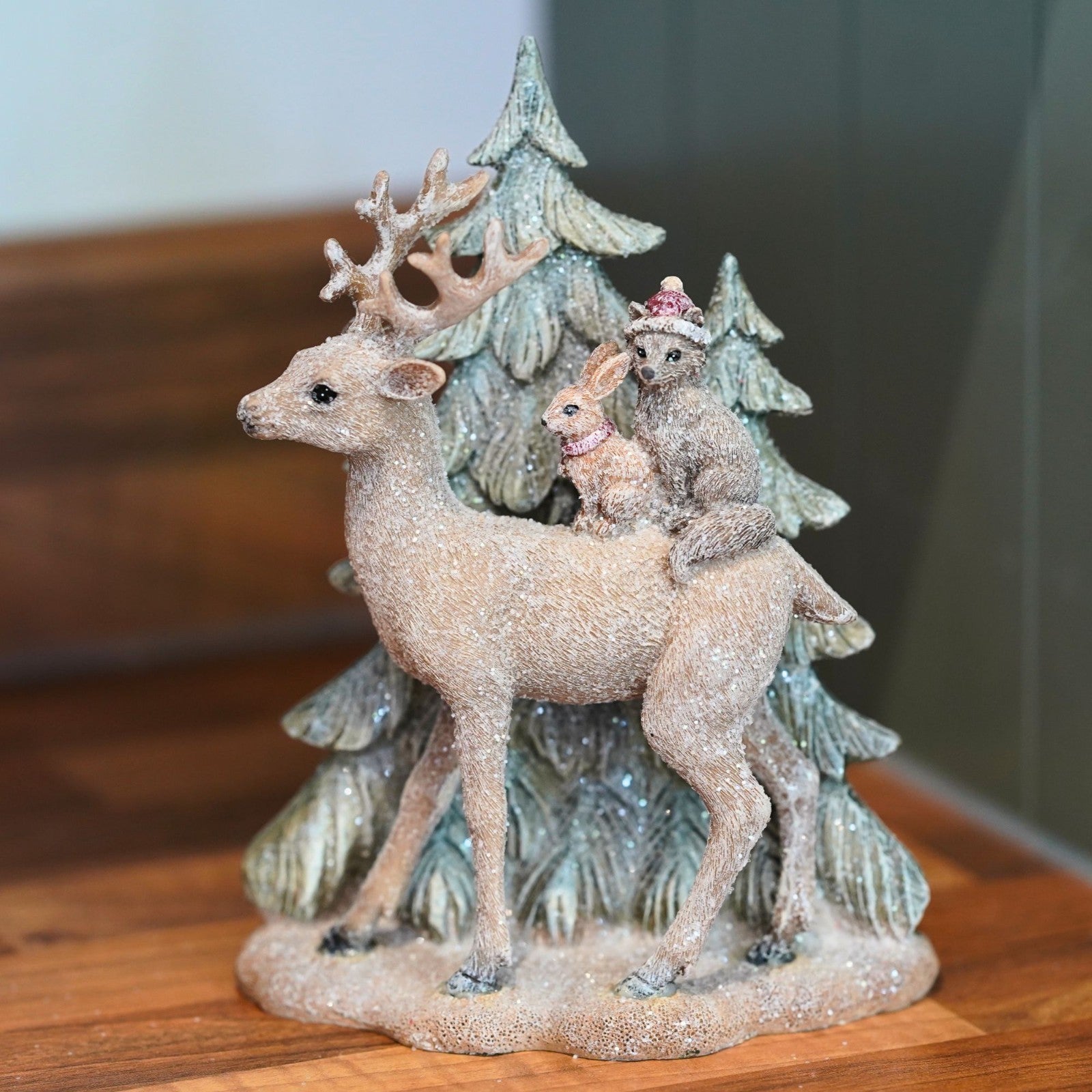 Reindeer Christmas Tree Resin Ornament Xmas Gift