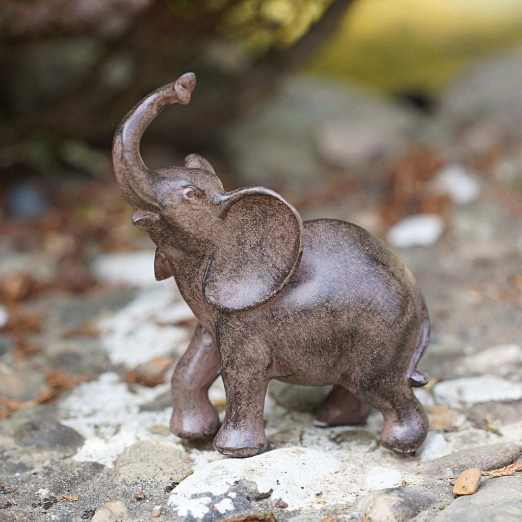 Elephant Resin Statue Figurine Garden Ornament