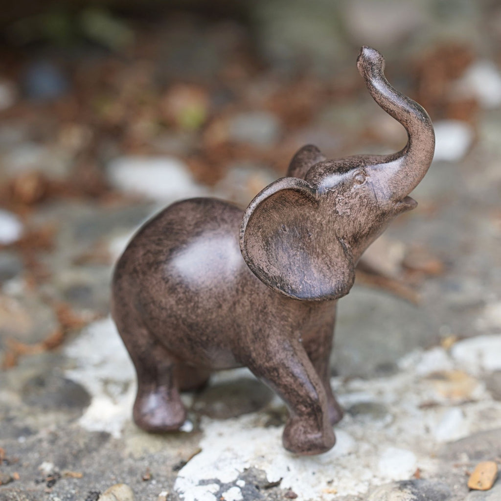 Elephant Resin Statue Figurine Garden Ornament